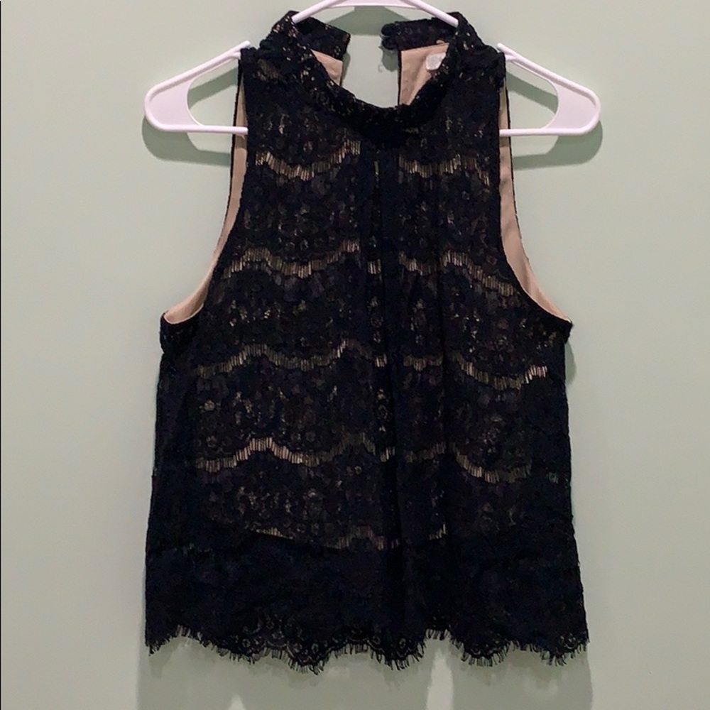 Black Lace crop top